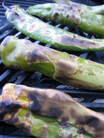 roasting chiles (c)2006 AEC