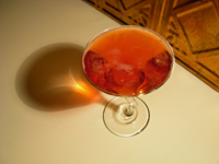 campari champagne cocktail