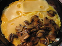 mushroom swiss omelette (c)2006 AEC